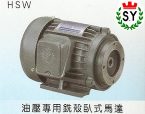 群策電機_油壓專用銑殼臥式馬達(dá)HSW